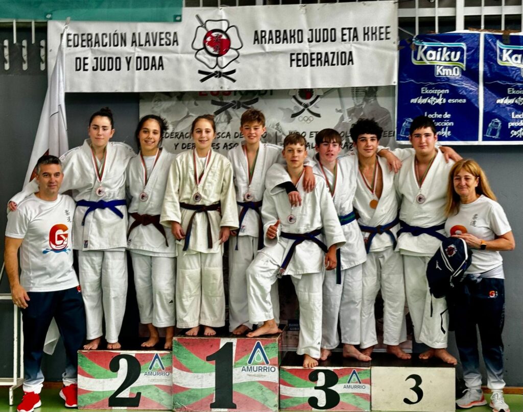 Podio Villa de Amurrio de Judo